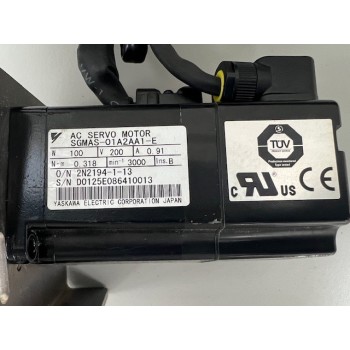 Yaskawa SGMAS-01A2AA1-E AC Servo Motor